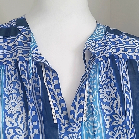 Roller Rabbit Blue And White Tunic Size XXS - Picture 2 of 7